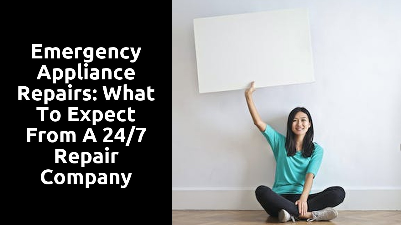 Emergency Appliance Repairs: What to Expect From a 24/7 Repair Company